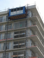 Lift du bâtiment A prolongé jusqu'au 11° étage